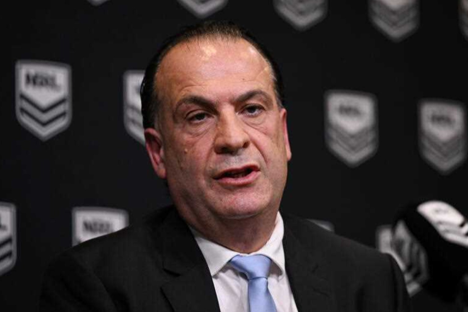 ARLC chairman Peter V'Landys will pursue a Perth NRL side minus the consortium that upped its bid. Photo: Dean Lewins/AAP