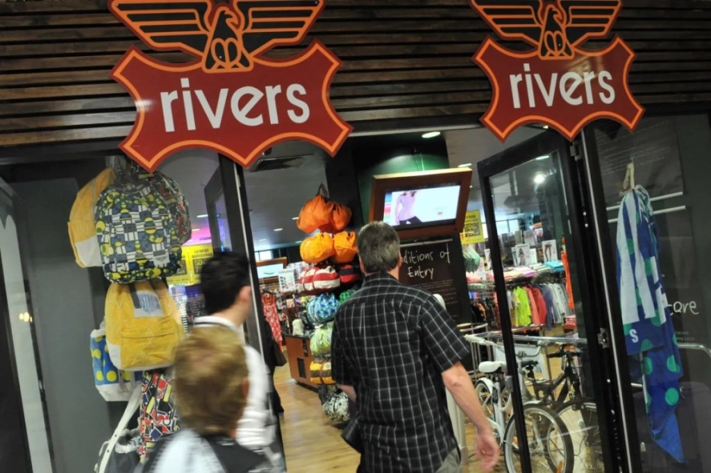 Rivers will close all its stores across Australia. Photo: AAP.