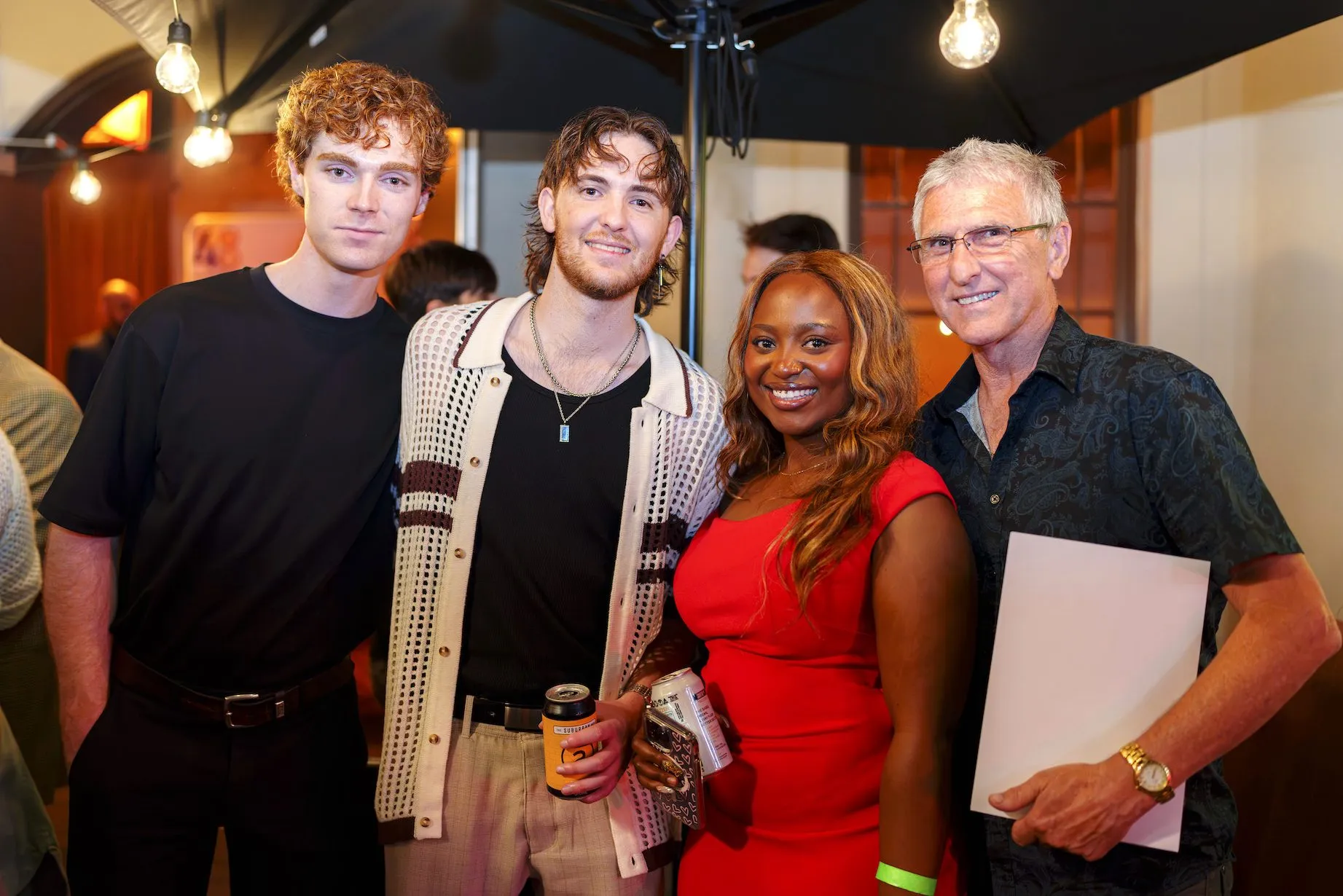 Simon Rich, Ryan Nash, Miley Bigirimana and Rob Nash