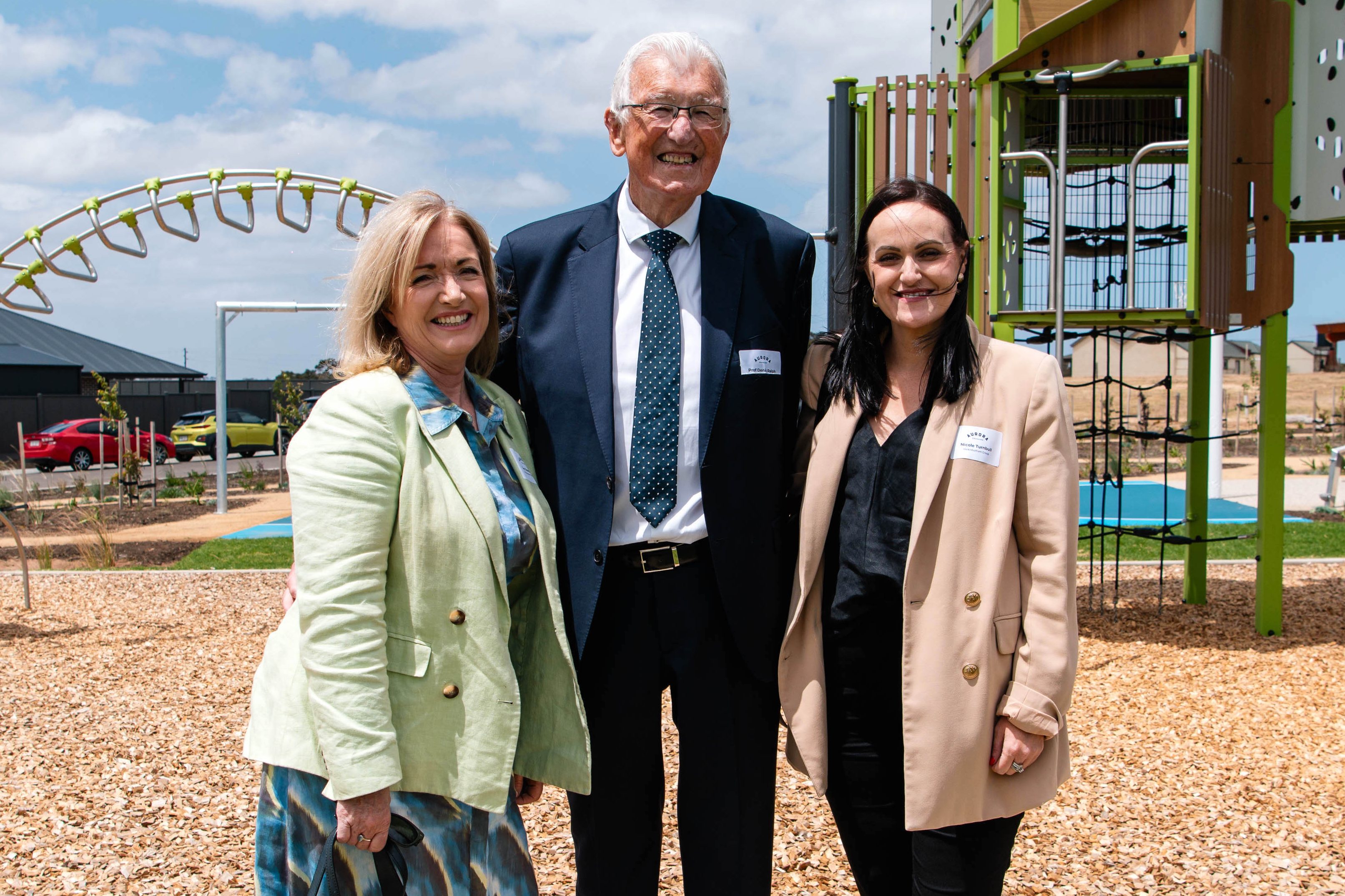 Susan Thomson, Professor Dennis Ralph and Nicole Turnbull