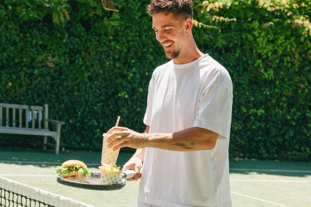 Thumbnail for Game, set, snack – tennis star Thanasi Kokkinakis teams up with Betty’s Burgers for the $15 Smashing Good Deal bundle this January