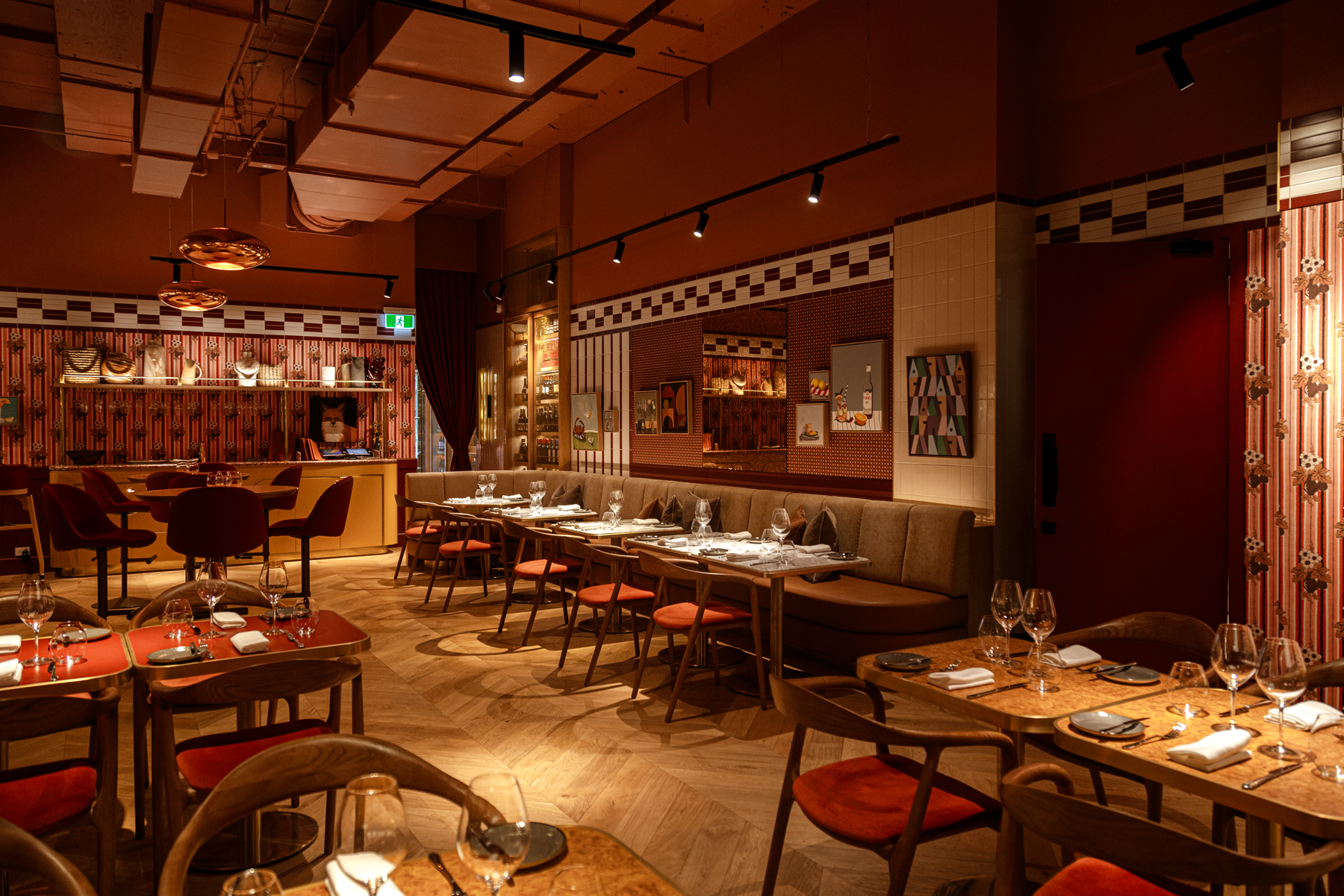 Thumbnail for The Wolf, a striking restaurant and delicatessen boasting classic Euro flair, opens in The City