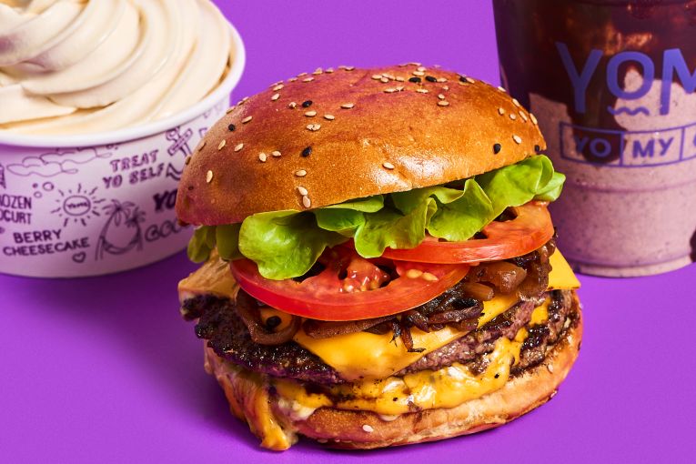 Thumbnail for Melbourne-born YOMG brings its stacked burgers and loaded frozen yoghurt to Pacific Fair
