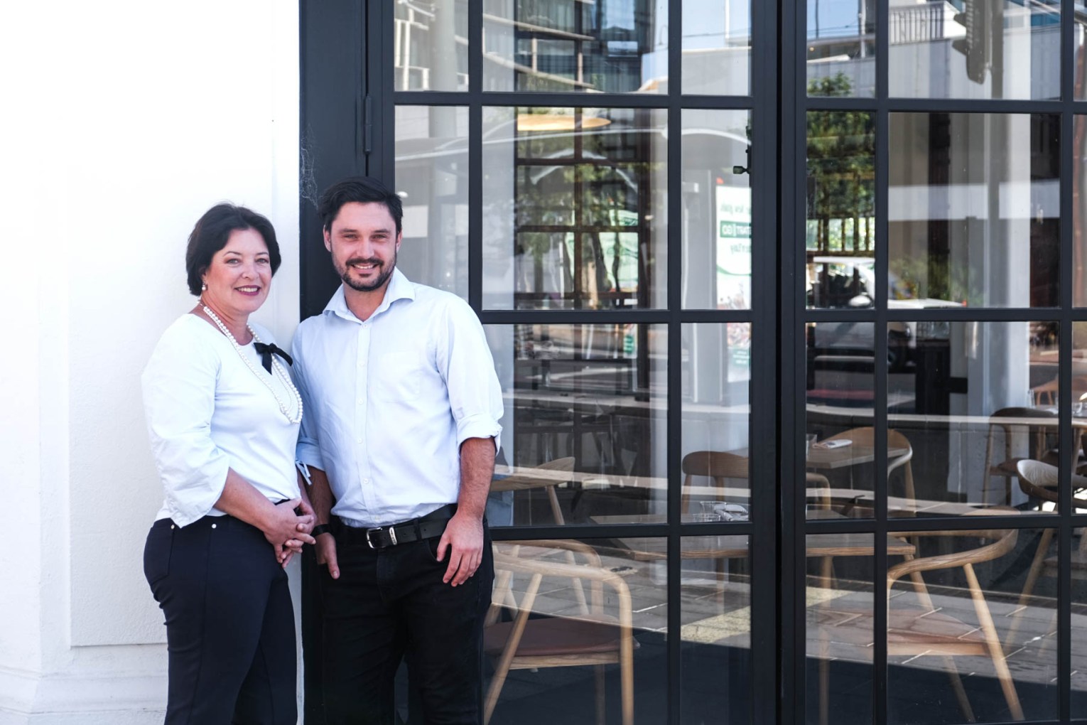 Table on the Terrace owners from L–R: Karen Slabbert and Shane Abbott.