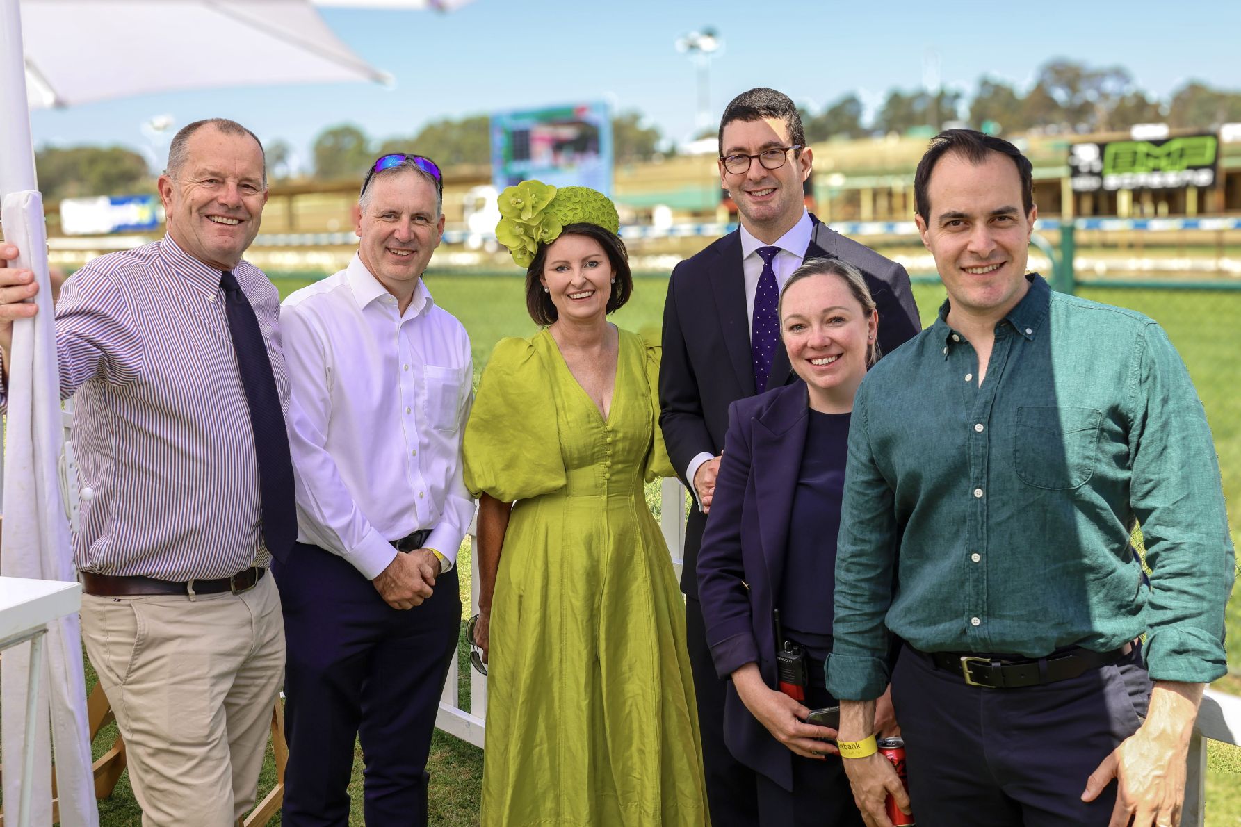 Tim Whetstone MP, David Reynolds, Nicolle Rantanen Reynolds, Dan Cregan MP, Bodelle Francis and Opposition Leader Vincent Tarzia MP