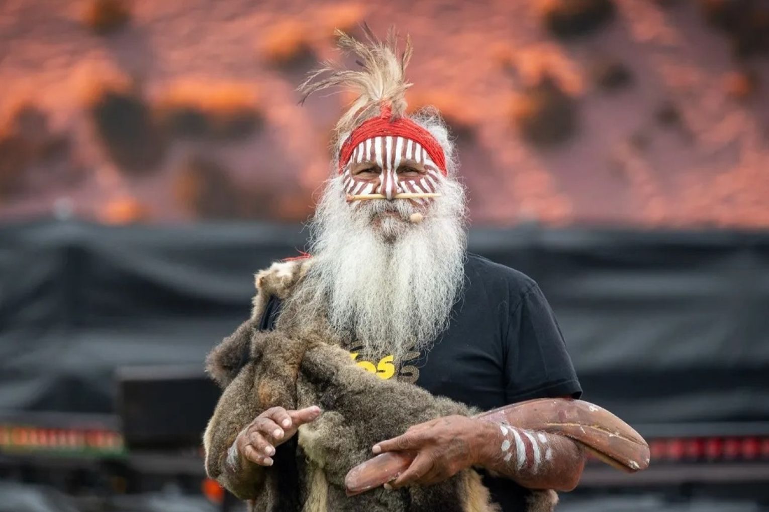 Uncle Moogy Sumner will conduct the Welcome to Country and smoking ceremony at Mourning in the Morning
