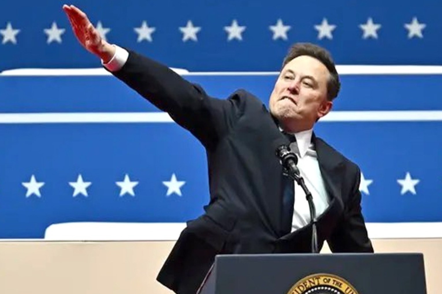 Elon Musk's gestures while speaking at the presidential inauguration celebrations have drawn scrutiny.