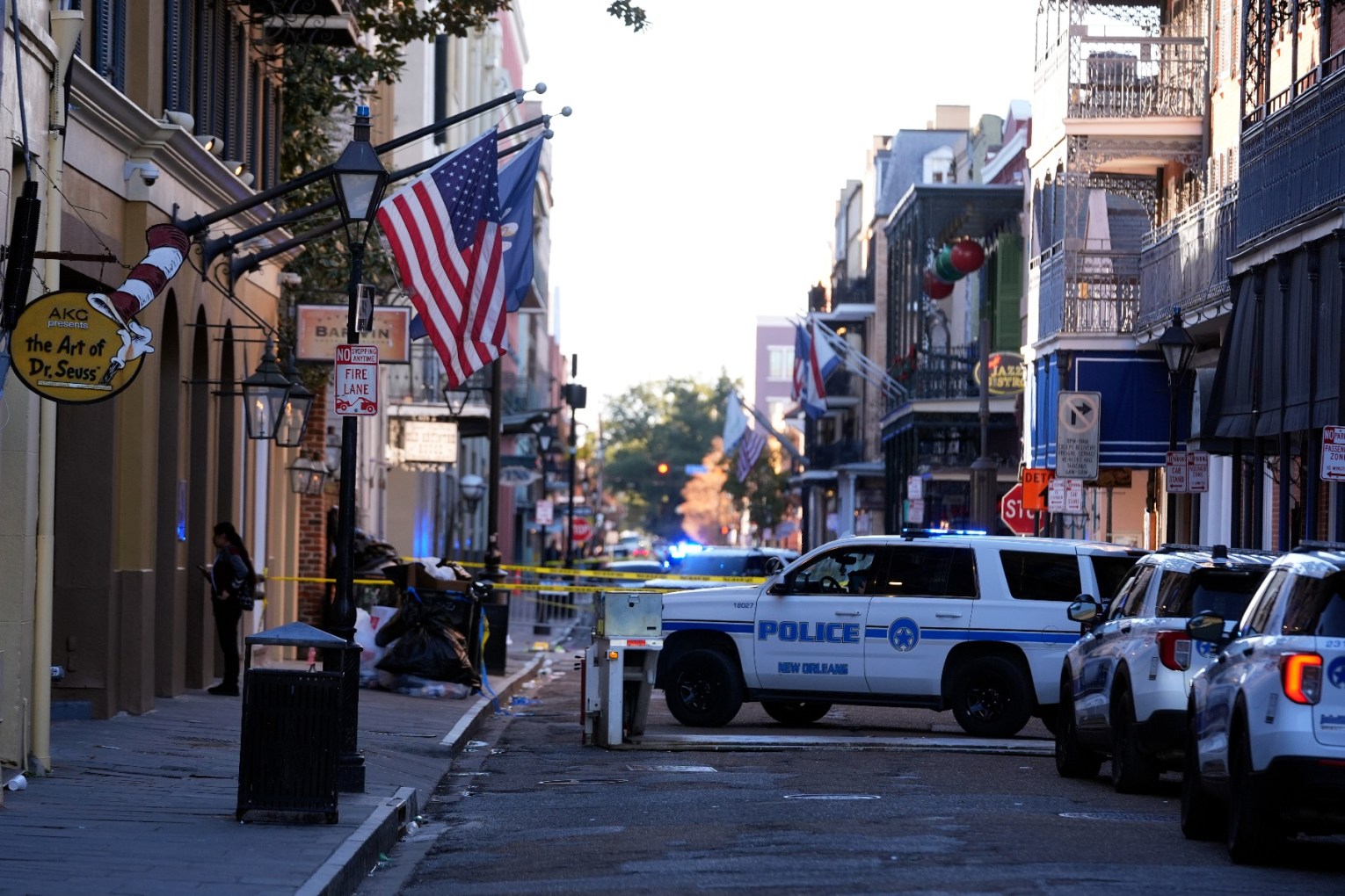 The death toll from a deliberate truck crash in New Orleans has risen to 15, officials say. Photo: AP.