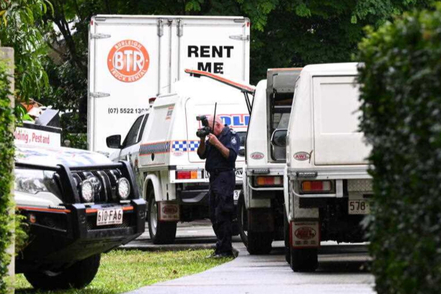 Investigators say the main person of interest in a woman's shooting is being held interstate. Photo: Dave Hunt/AAP