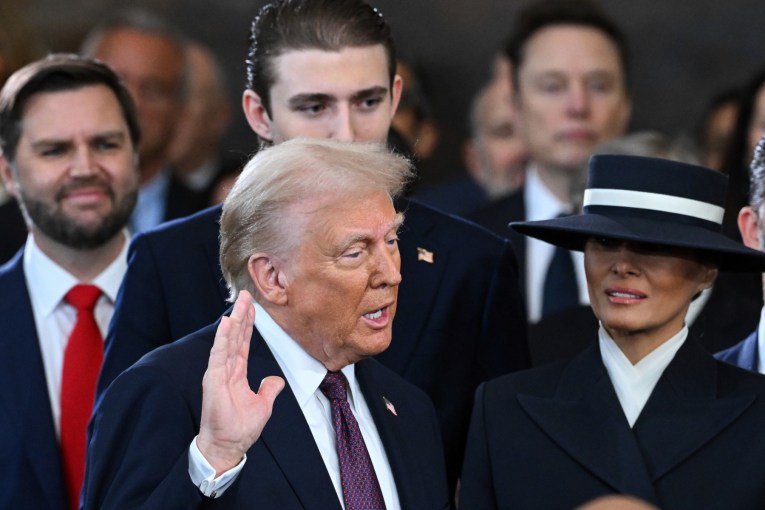 Thumbnail for Trump sworn in as US president for a second time