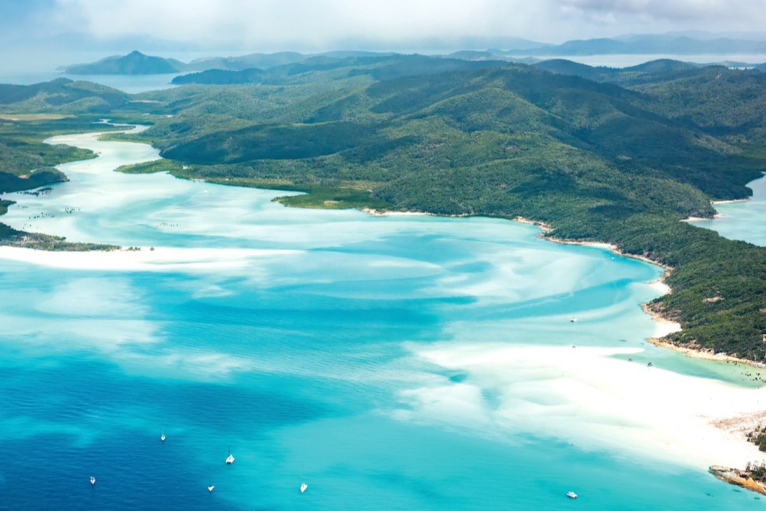 The stunning Whitehaven beach, in Queensland's Whitsundays, has topped a list of the world's best beaches.