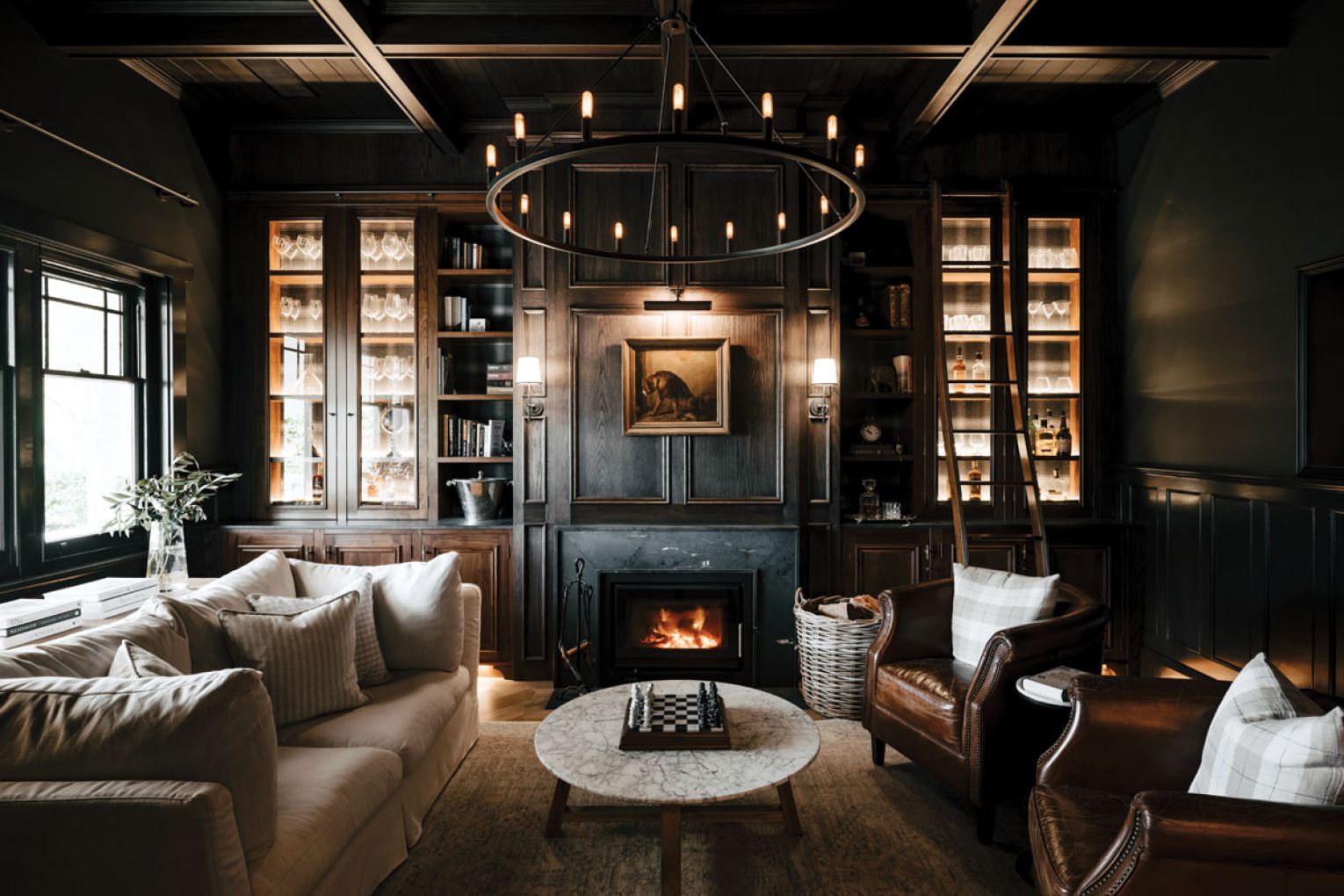 The spectacular Whiskey Room has been a hit with family, friends and clients.