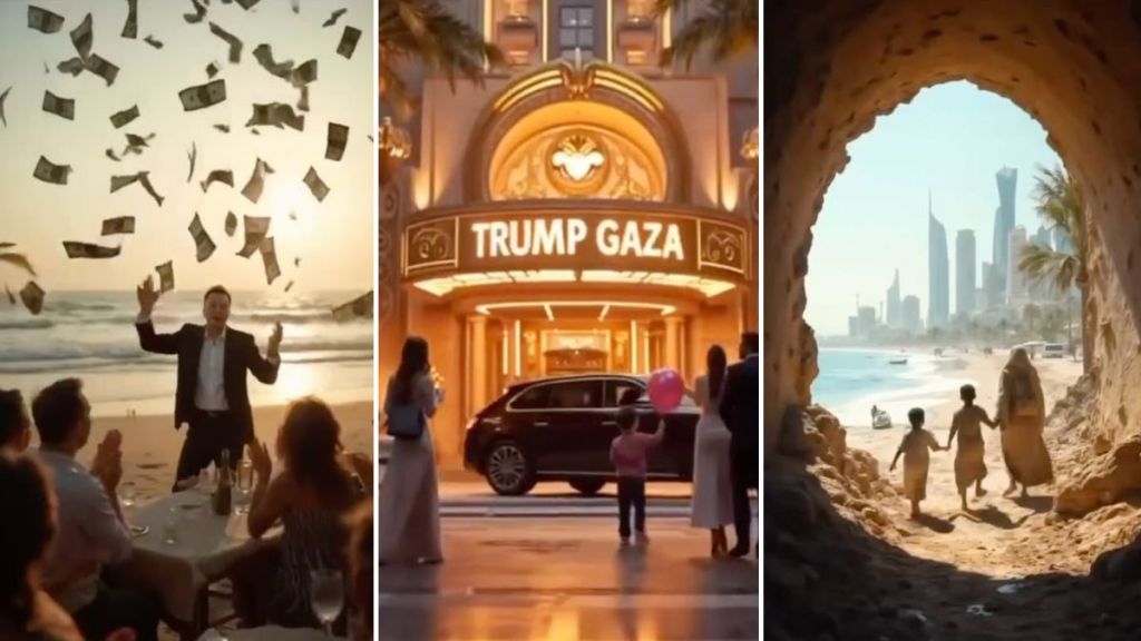 Thumbnail for Trump shocks supporters with 'horrible' Gaza video 