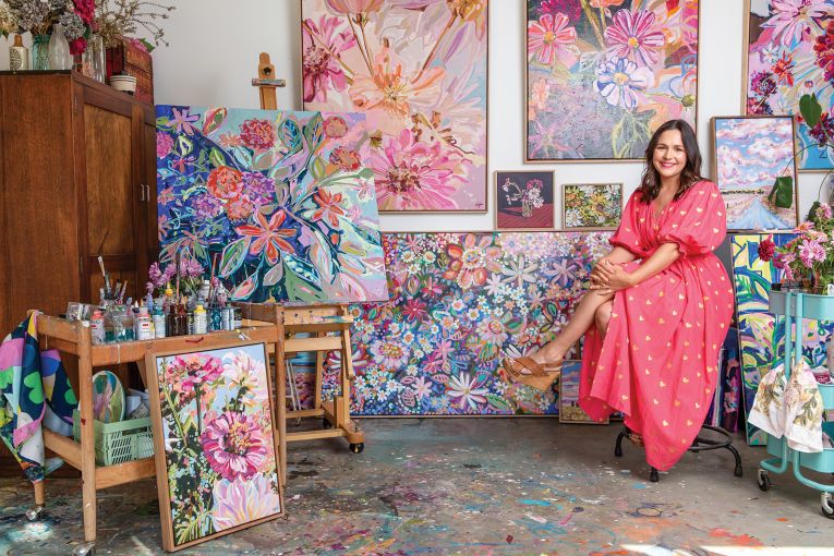 Thumbnail for Artist Alysha Sparks paints the country