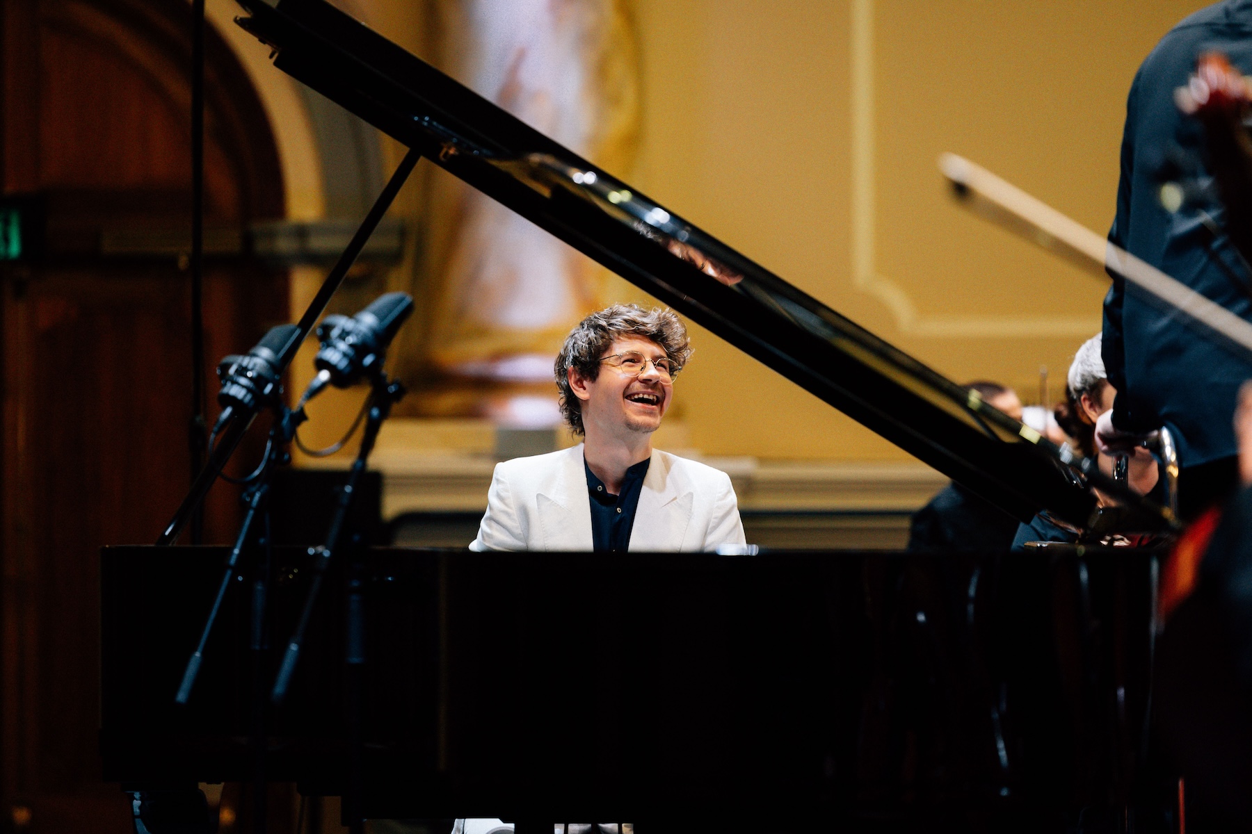 Pavel Kolesnikov performs with the Adelaide Symphony Orchestra at Adelaide Town Hall. Photo: Samuel Graves / Supplied