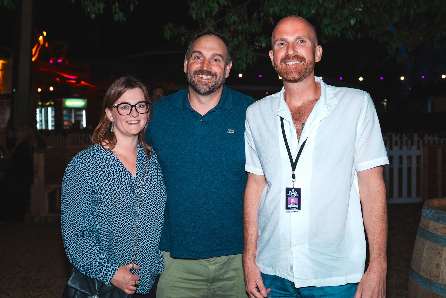 Candice Connolly, Michael Connolly and Tim Attiwill