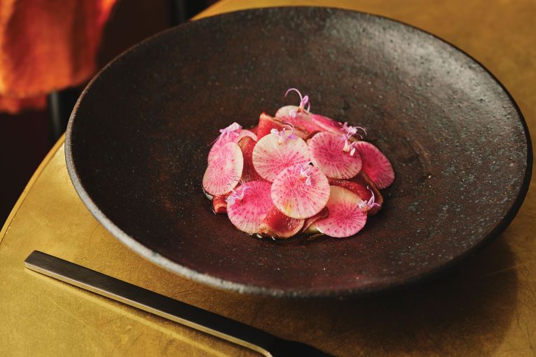 Thumbnail for Lamb and radish carpaccio with horseradish cream