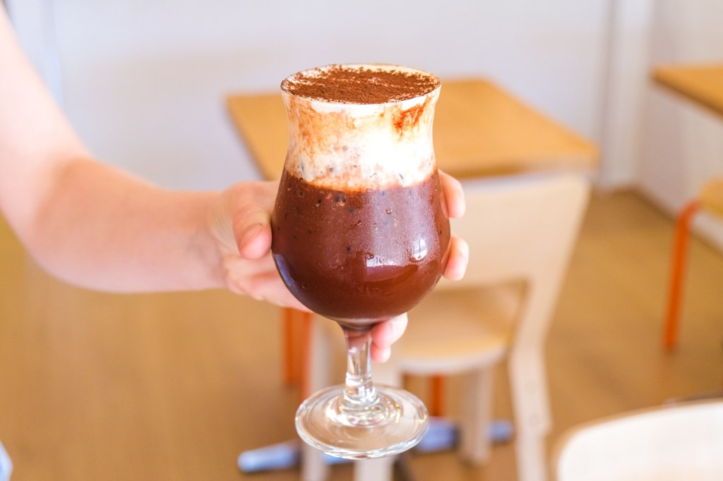 The tiramisu flavoured mocktail