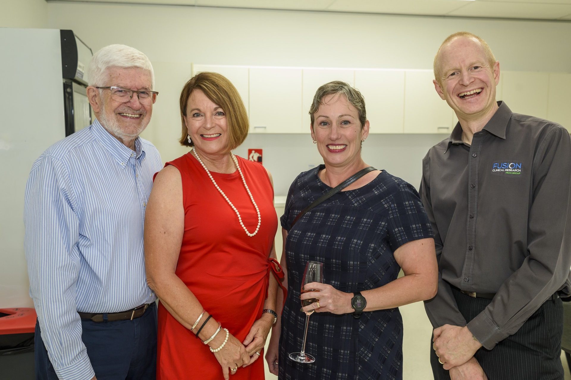 Keith Conlon, Jane Reily, Professor Erin Morton and Damian Adams