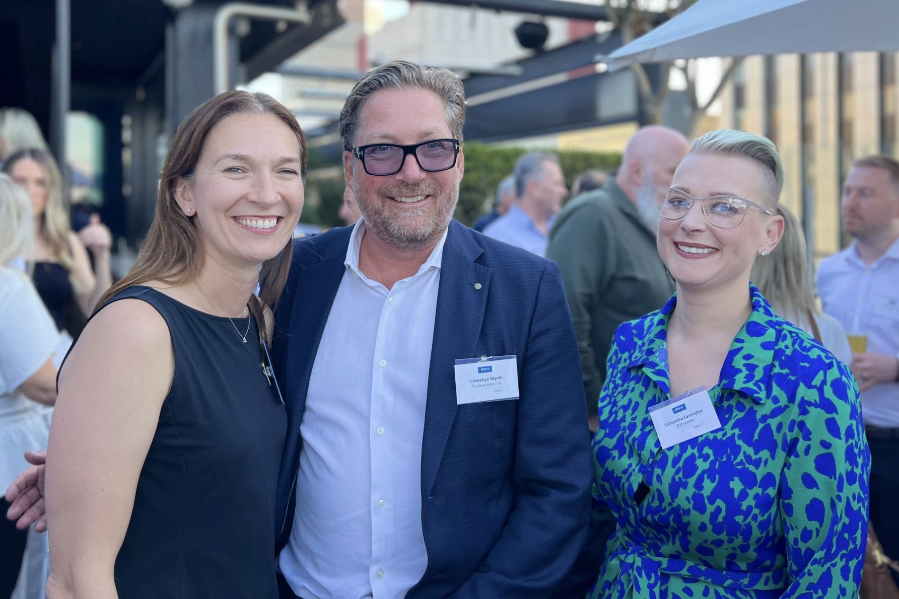 Katherine Taylor, Llewellyn Wyeth and Samantha Farrington