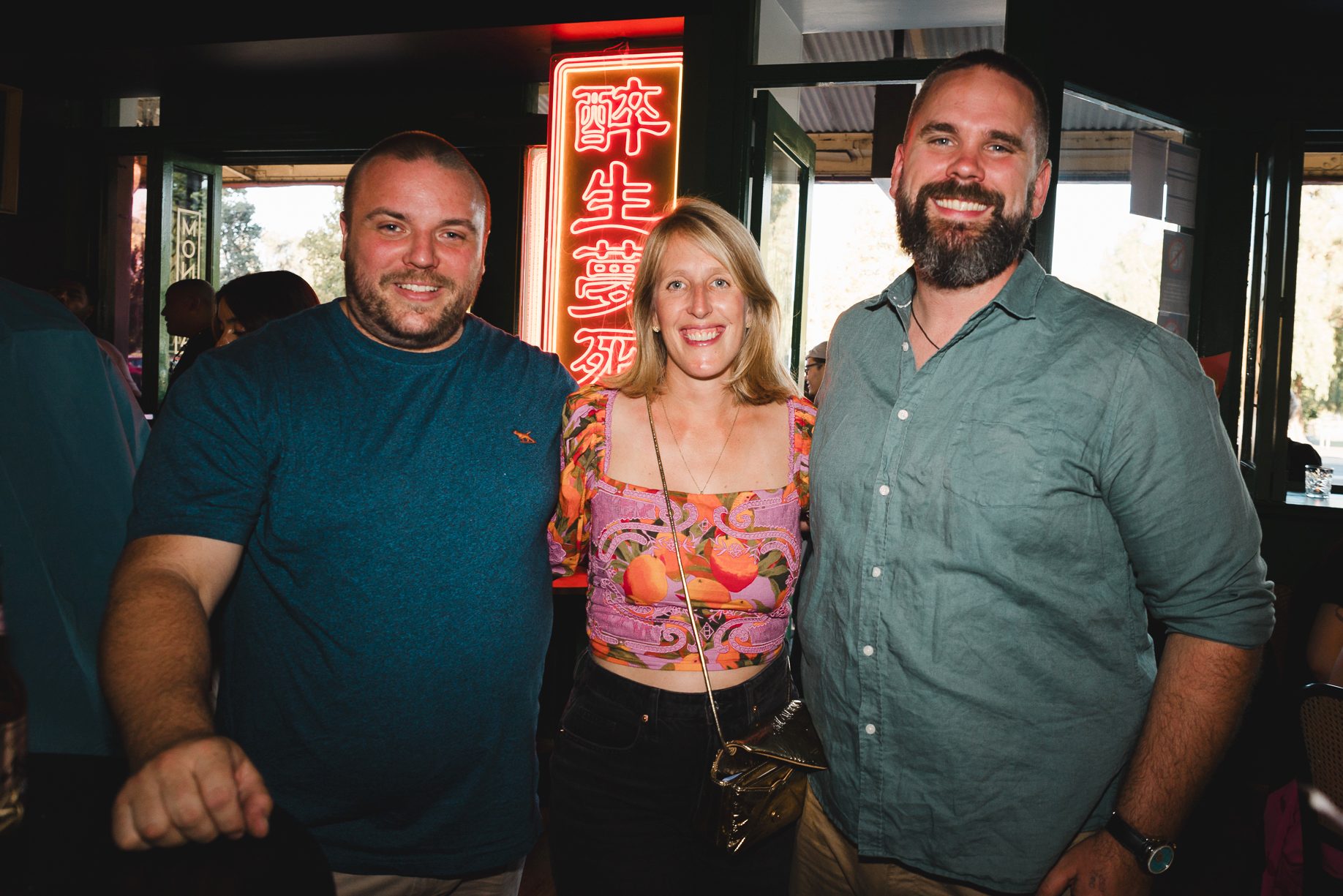 Jack Nisbet, Pip Kruger and Graham Holmberg