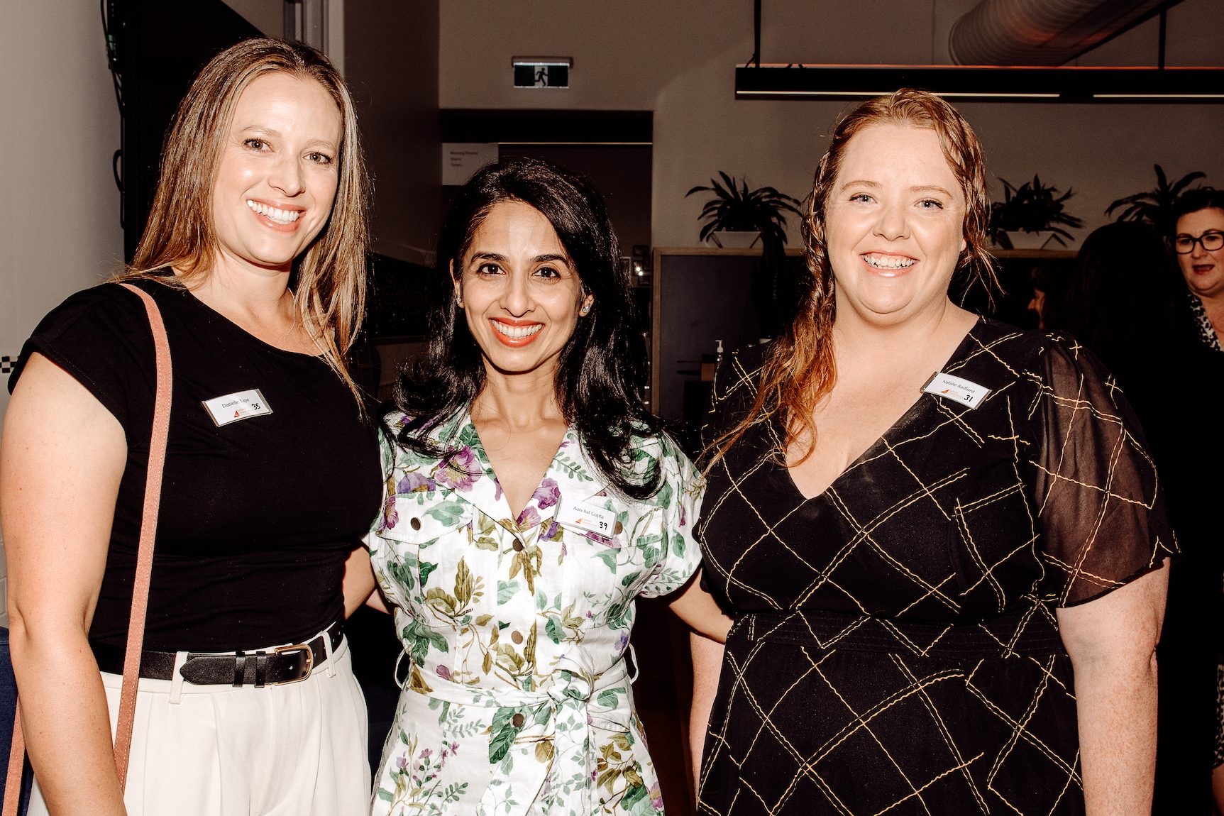 Danielle Tape, Aanchal Gupta and Natalie Radford