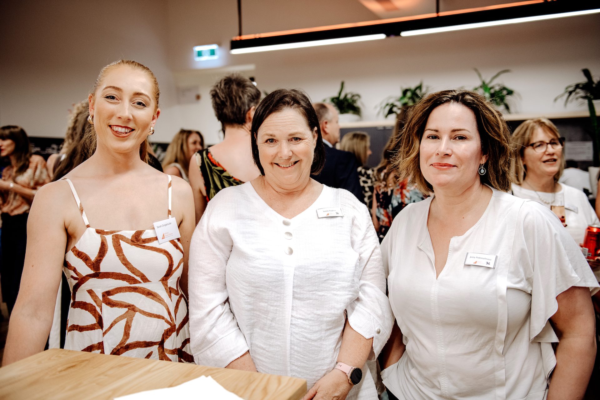 Sarah Drogemuller, Lynda Pugliese and Jenny Podorozhnaya