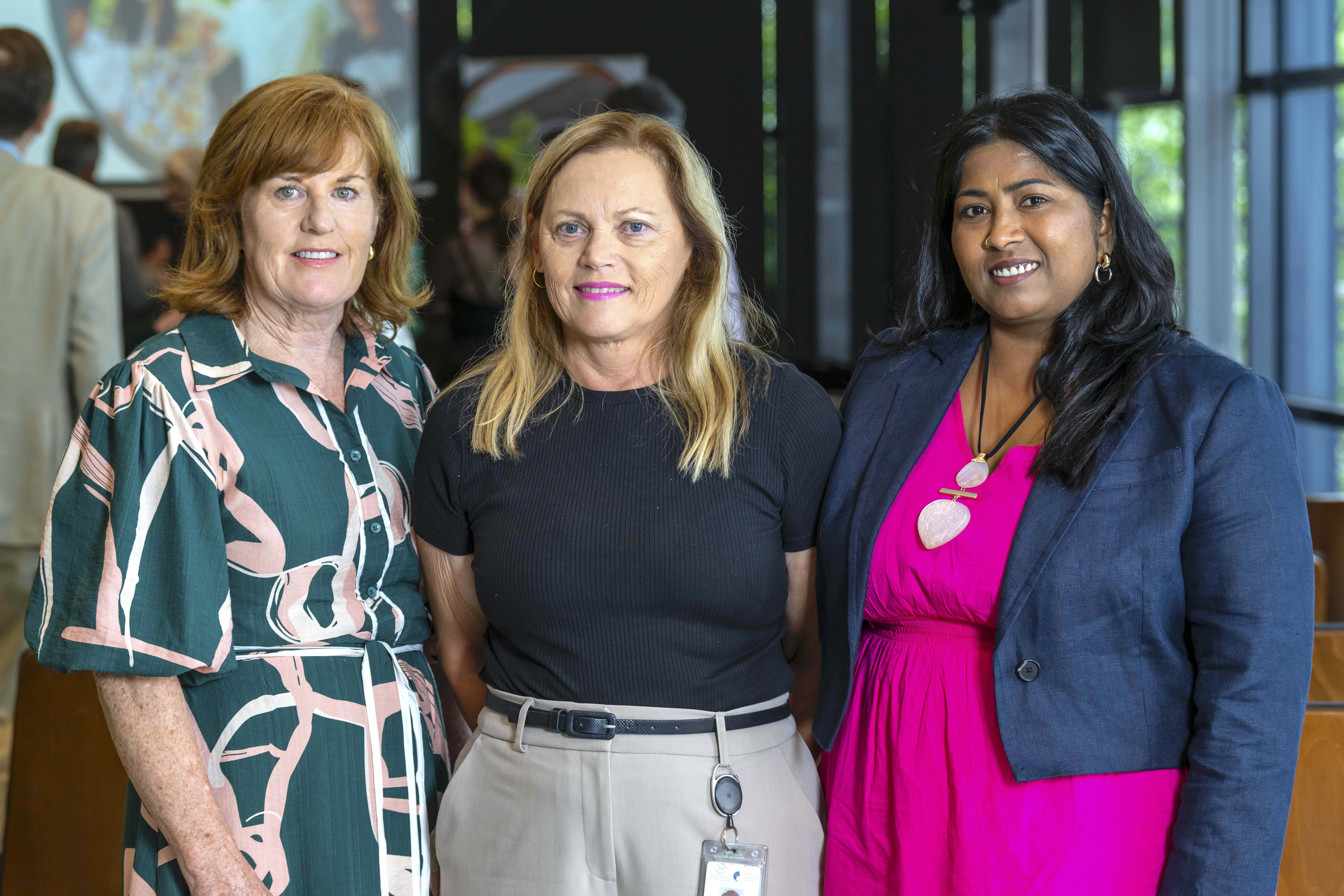 Louise Goodchild, Tina Evans and Arockia Sugantharaj