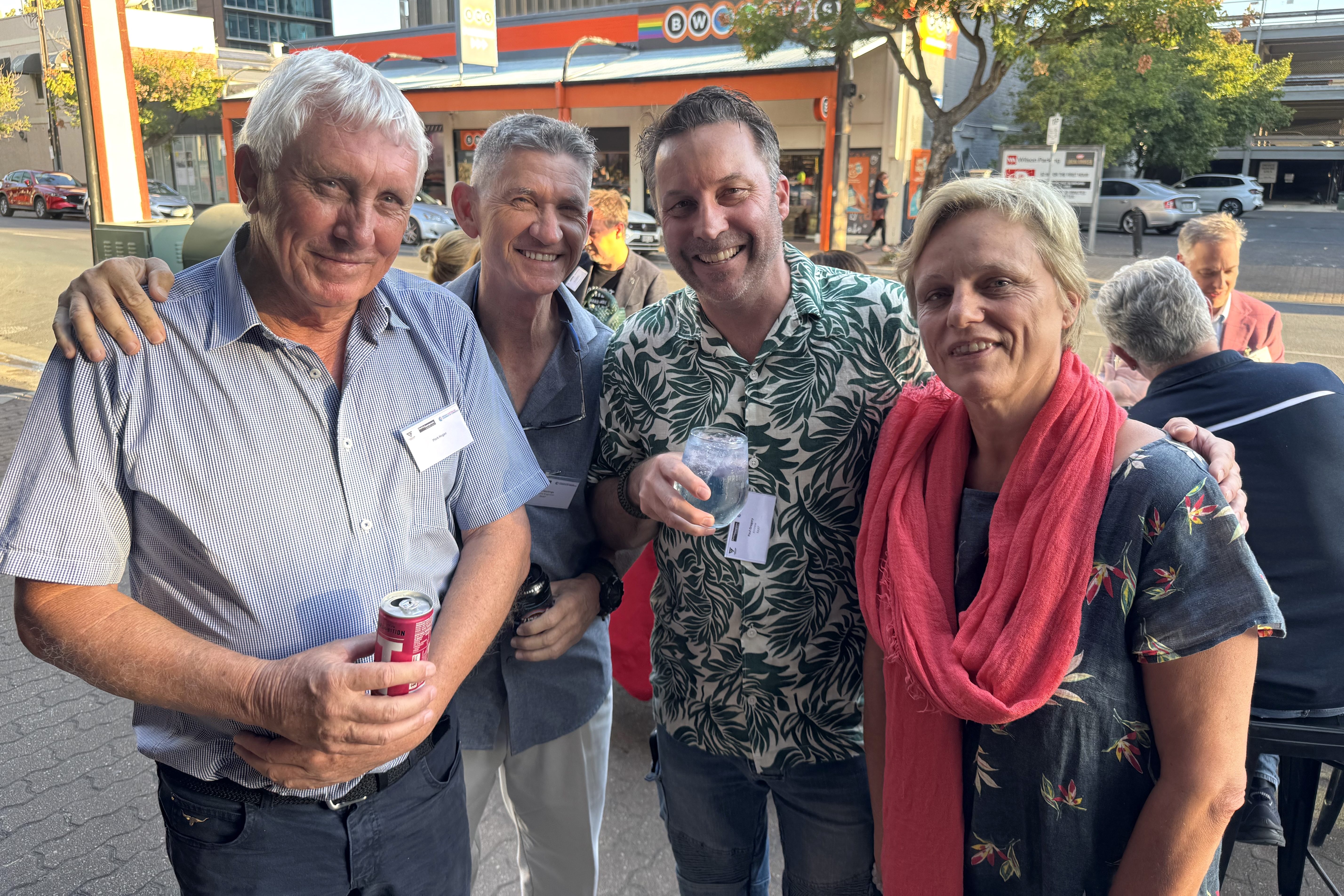 Mark Hogan, Stephen Wellings, Paul Gregory and Christele Maizonniaux