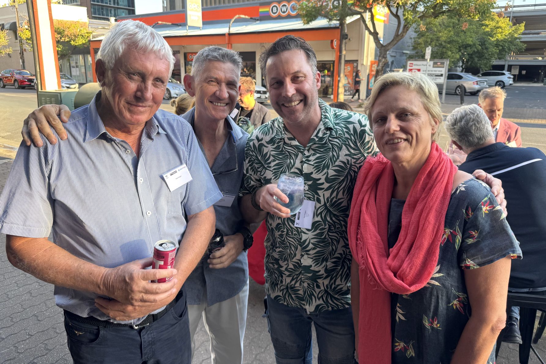 Mark Hogan, Stephen Wellings, Paul Gregory and Christele Maizonniaux