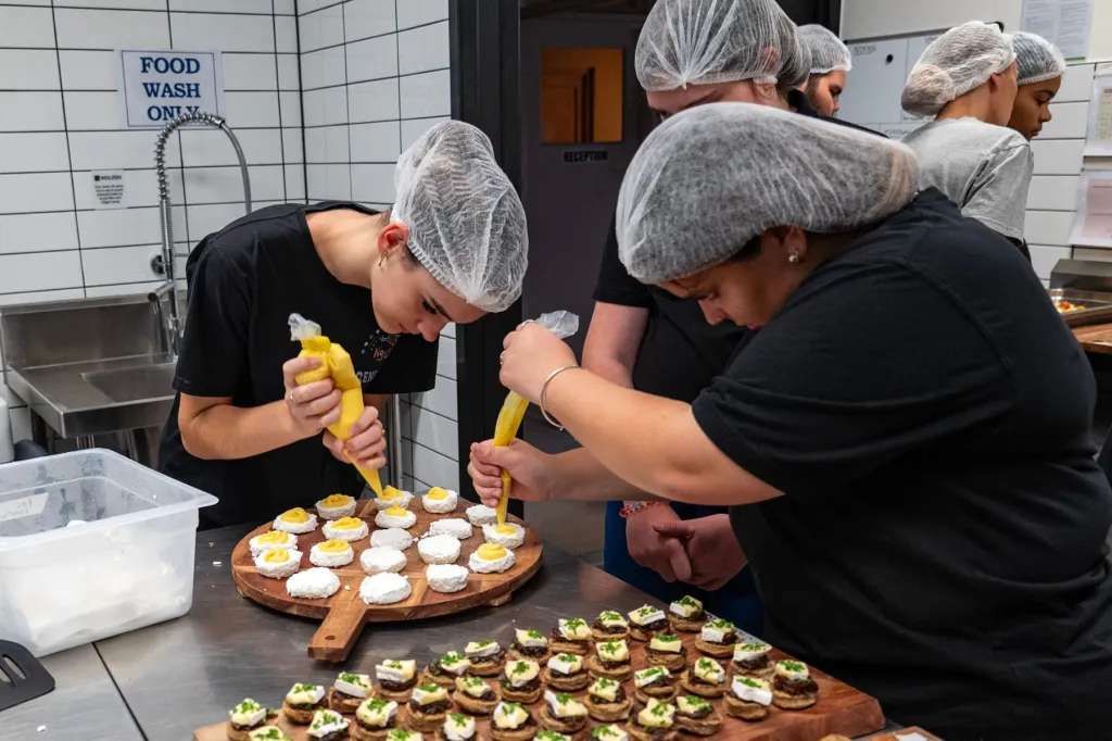 Ngani Cafe at Ngutu College provides employment opportunities for their students, of which 48 per cent are Indigenous. Pictures: David Haynes/supplied