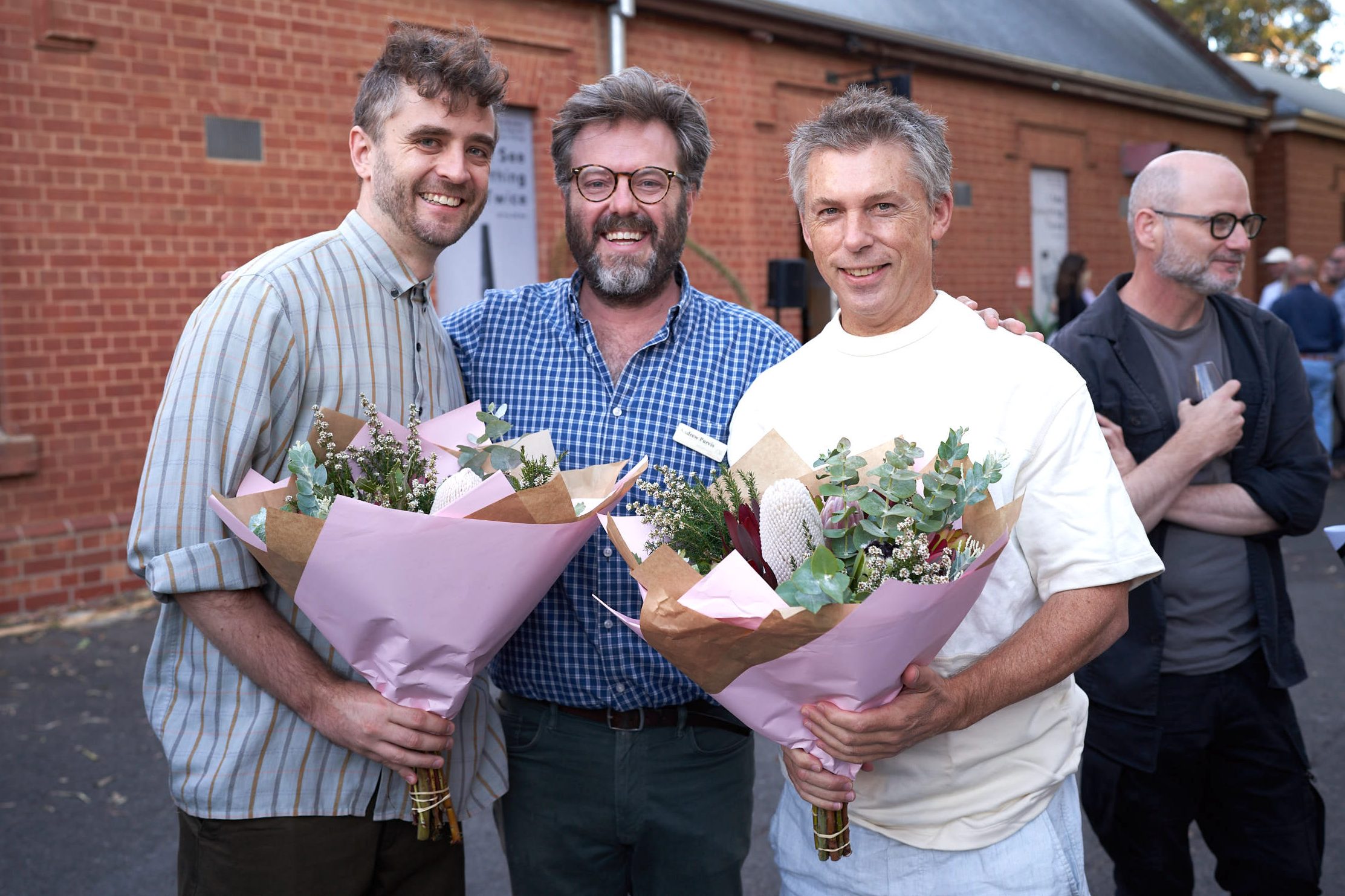 Nicholas Hanisch, Andrew Purvis and Matthew Bradley