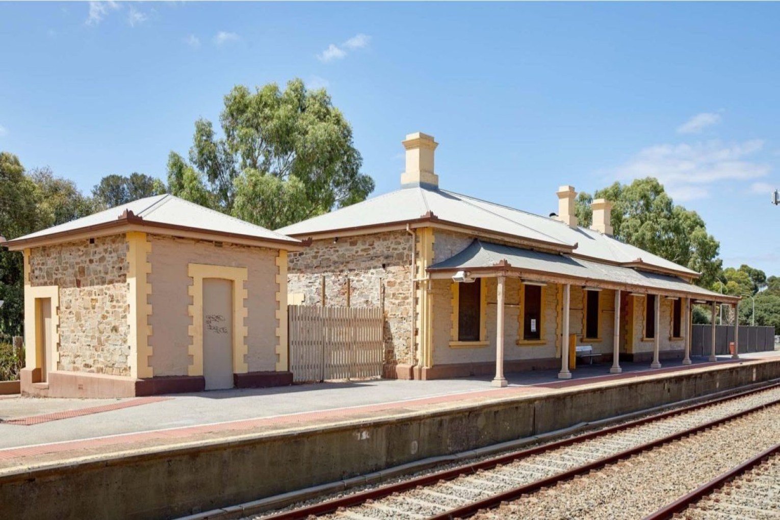 The North Adelaide Railway Station opened in 1857 and is the only surviving original station building on the Adelaide to Gawler line. This picture: Experience Adelaide 