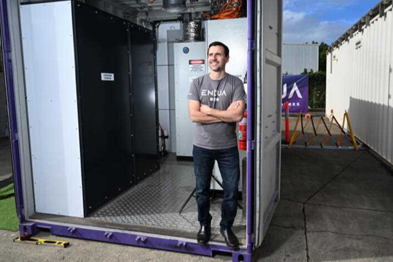 Endua CEO Paul Sernia says hydrogen is underused in Australia but its potential is immense. Photo: Darren England/AAP