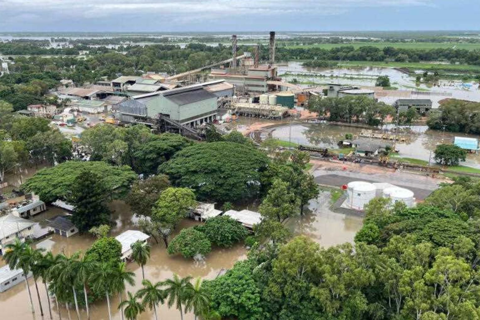 Parts of northern Queensland have been ravaged by rain and flooding for weeks. Photo: Ergon Energy