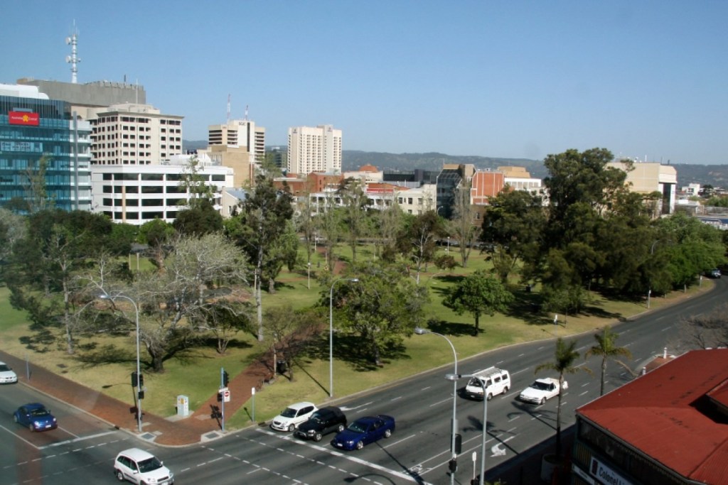 Roads would be blocked under council plans to redesign Light Square, but the council says it's still early days. This picture: Tony Lewis/InDaily.