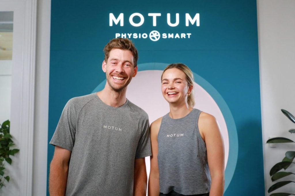 Physiotherapists Matthew Heavyside and Tahlia Wall of Physio Smart and MOTUM