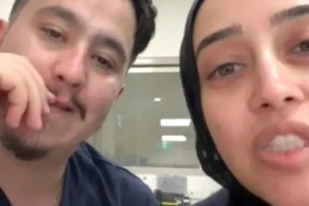 Two NSW Health workers were stood down after a "sickening" antisemitic video went viral.