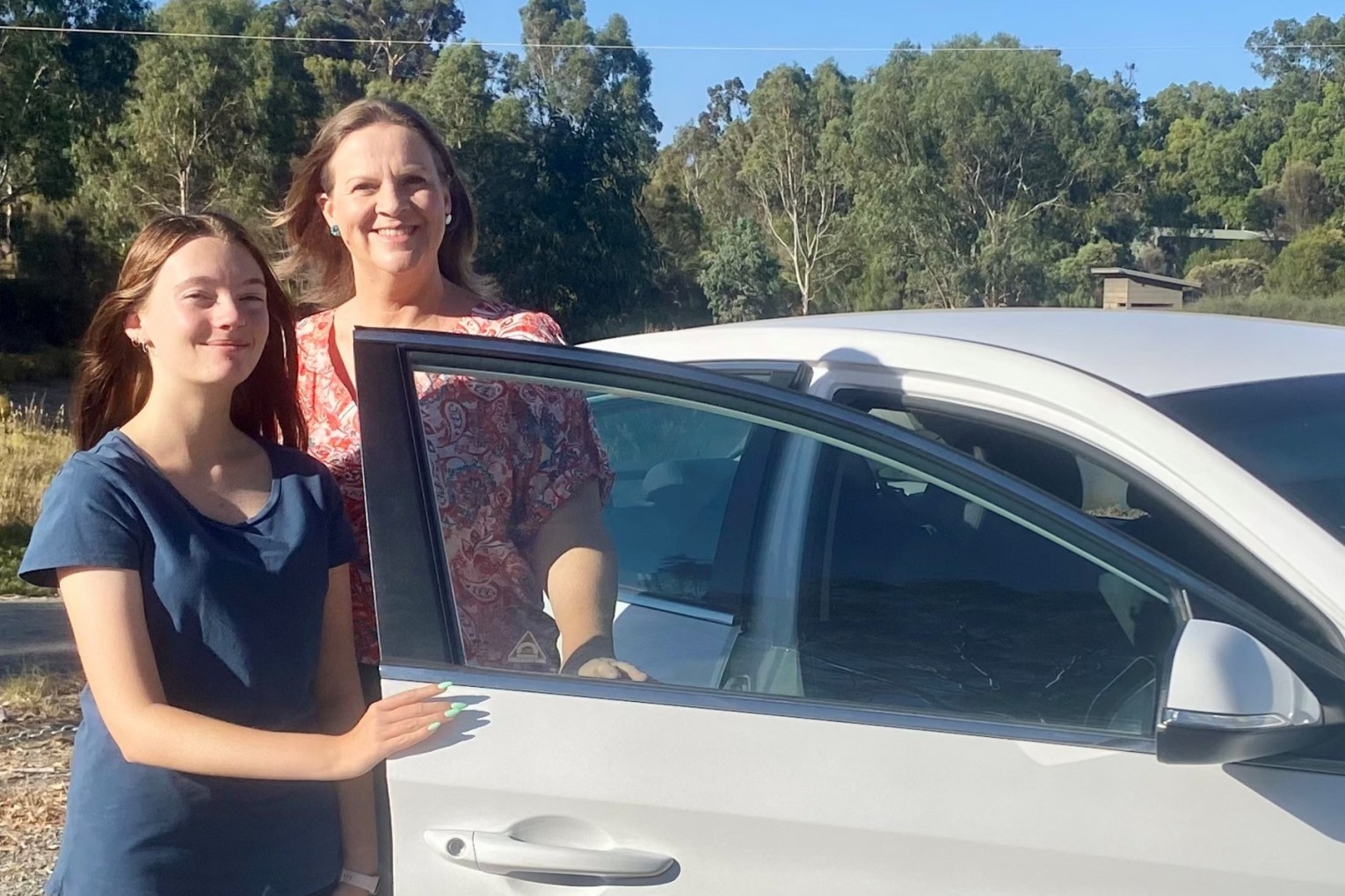 Wheels In Motion Clare volunteer mentor Kerry Amundsen with participant Sarah.