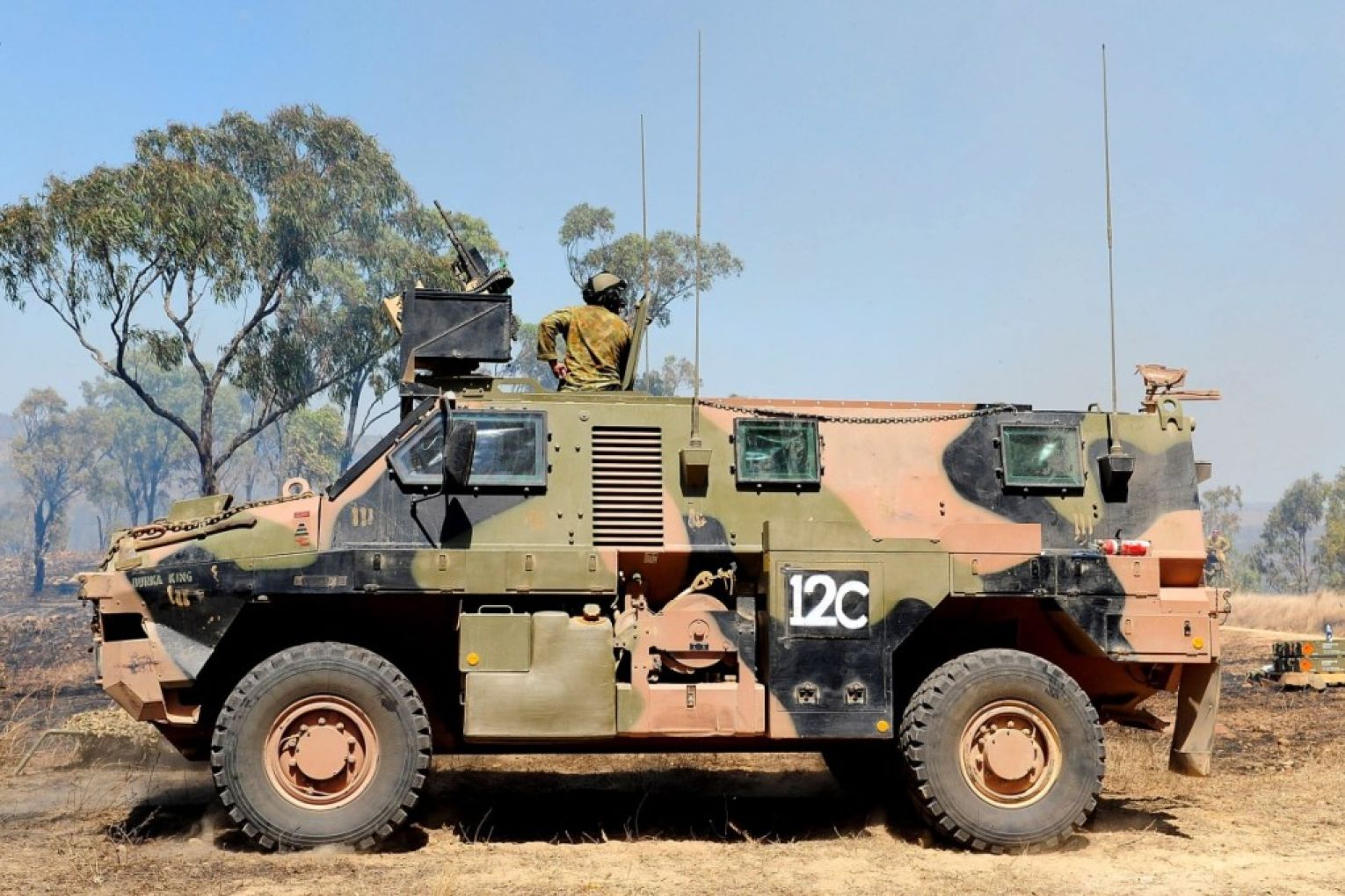 Australia has supplied Ukraine with $1.5 billion in aid, including Bushmasters.
