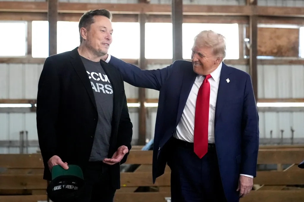 Thumbnail for Trump says he’ll buy a Tesla to show support for Musk