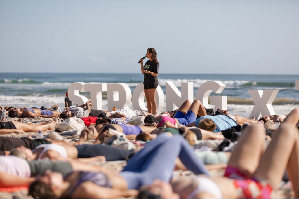 Thumbnail for Beach Pilates and breathwork class