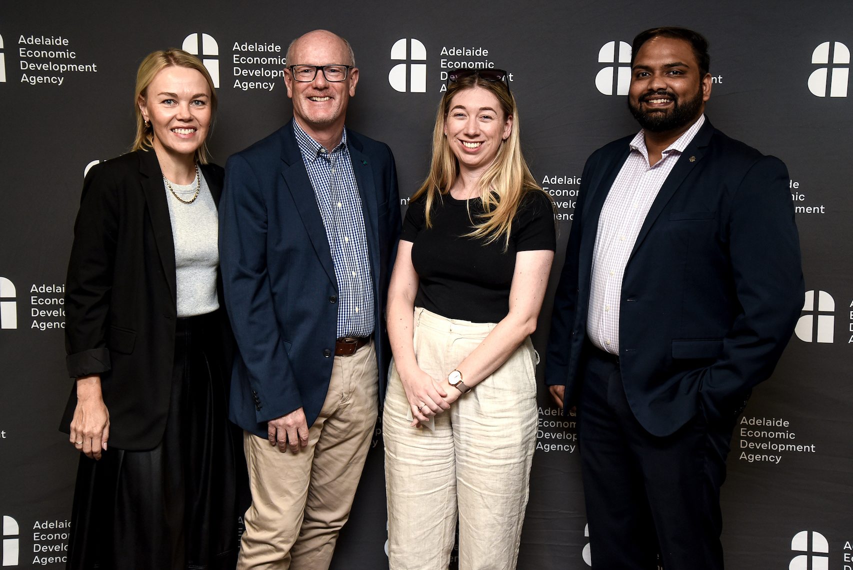 Nicole Goethals, Dave Atherton, Alex Allpress and Swayne Rodrigues