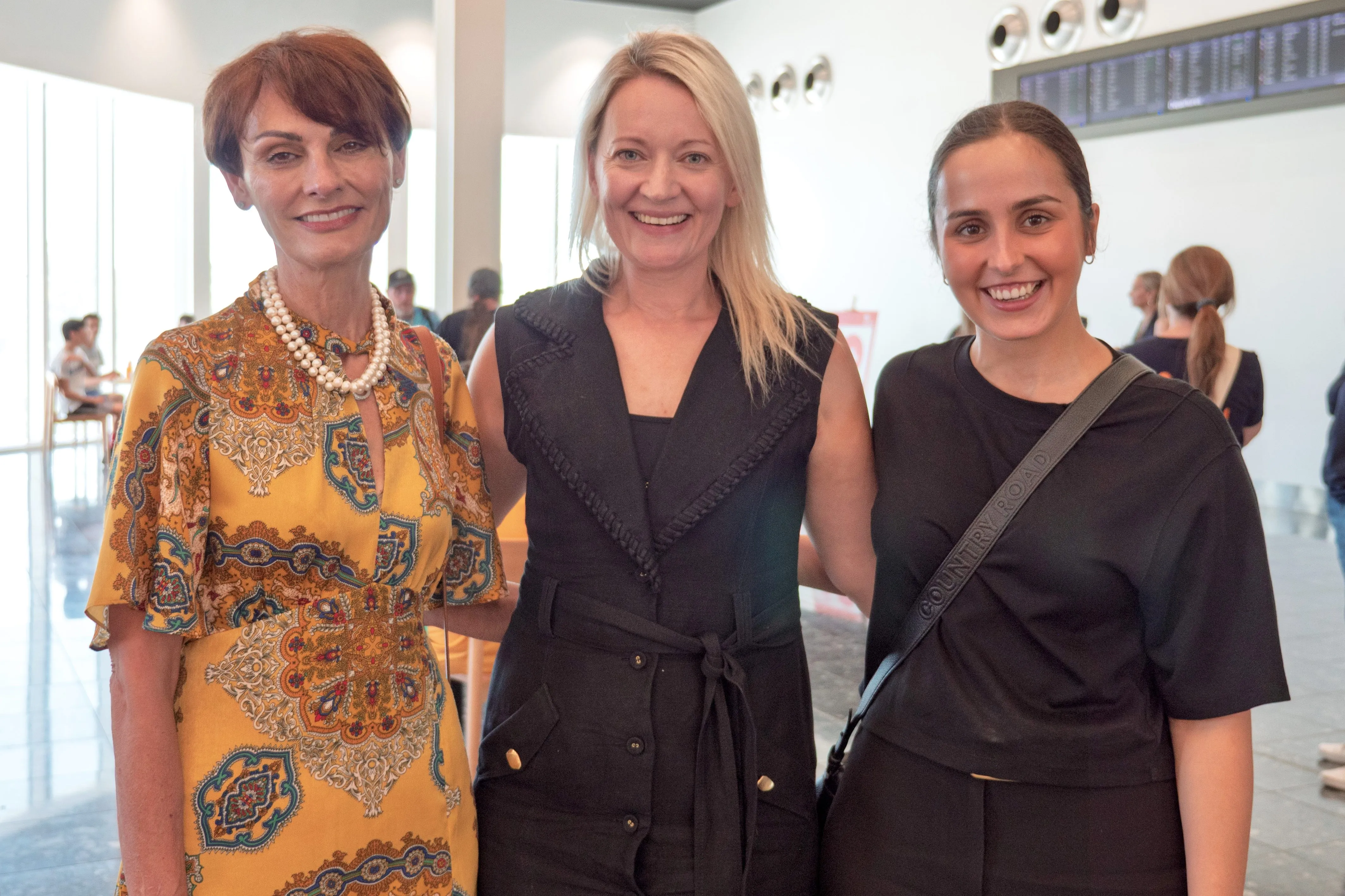 Adriana Christopoulos, Alicia Bickmore and Danielle Hremias