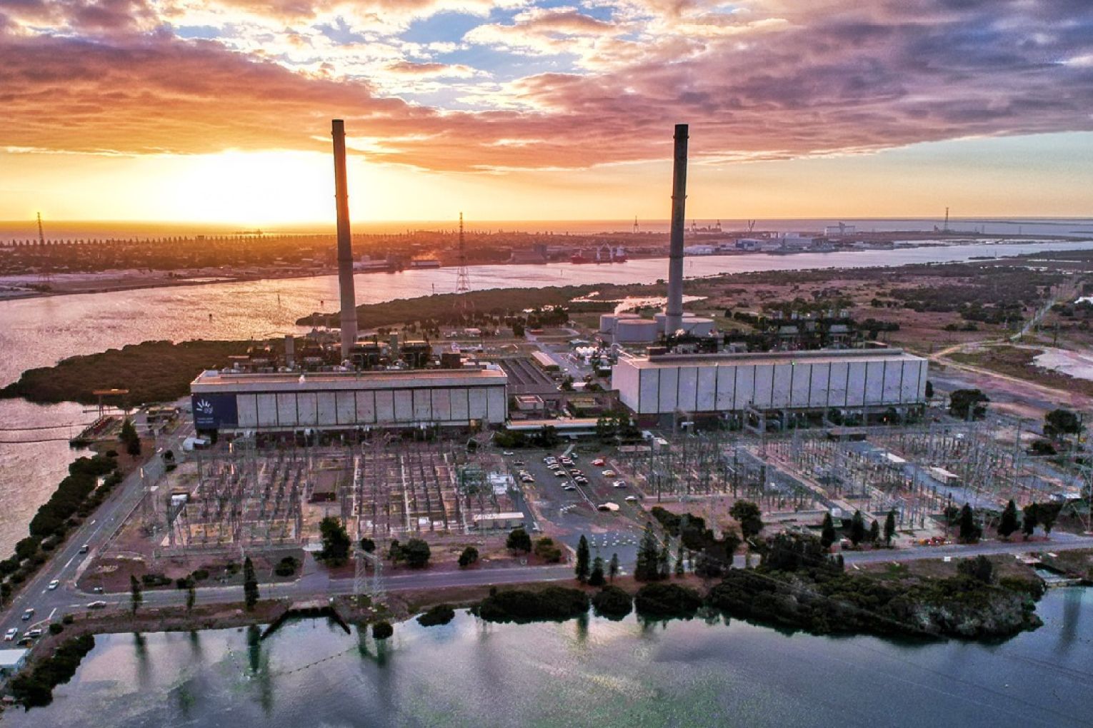 Torrens Island power station. Photo: Antony Evans.