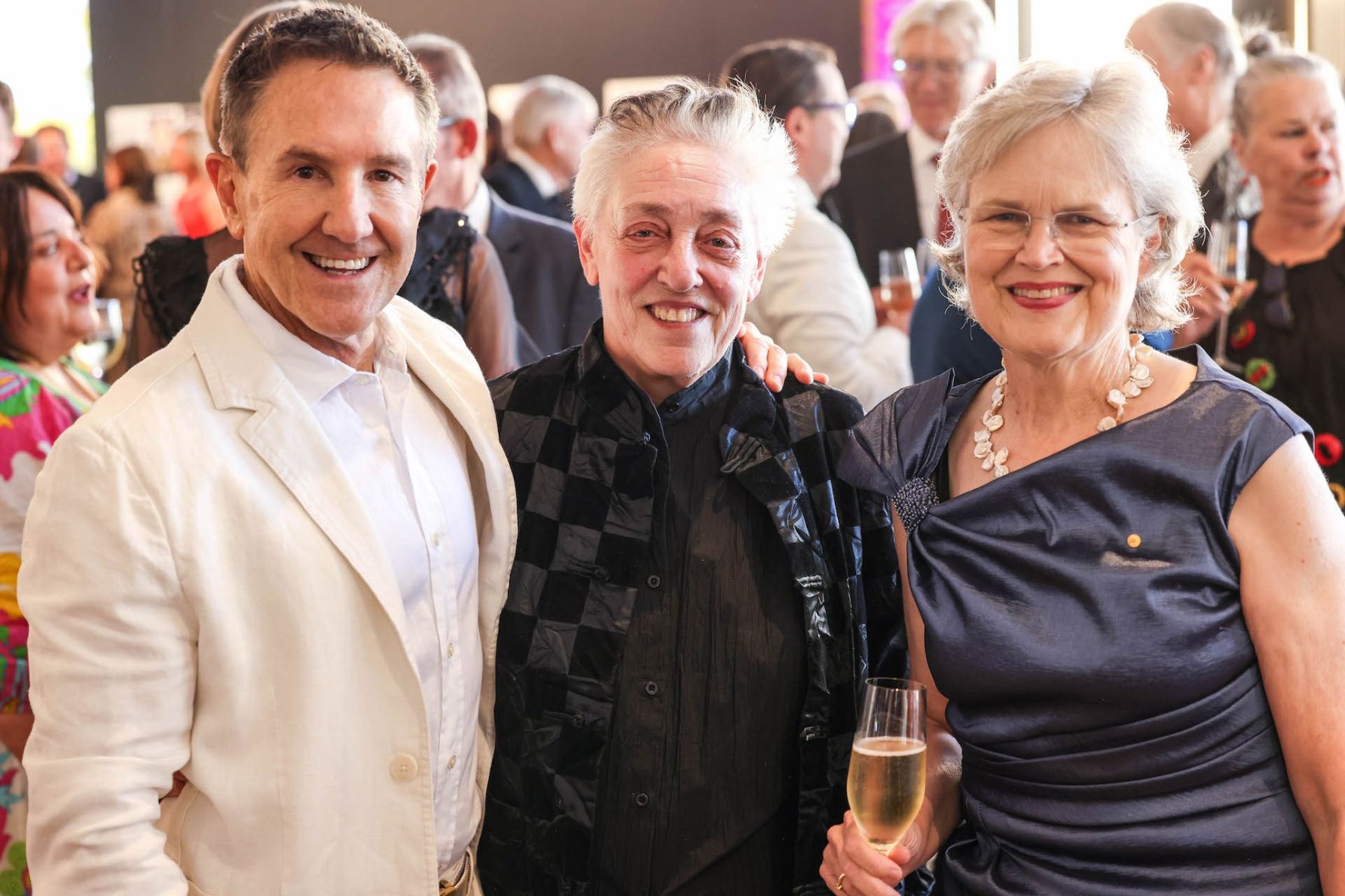 Brett Sheehy, Ruth Mackenzie and Frances Adamson