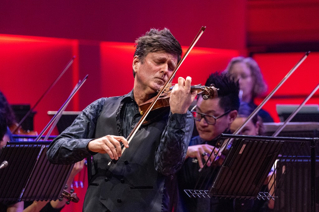 Camerata's leader and artistic director Brendan Joyce starred on violin at the chamber orchestra's season opener. Photo:  Alex Jamieson