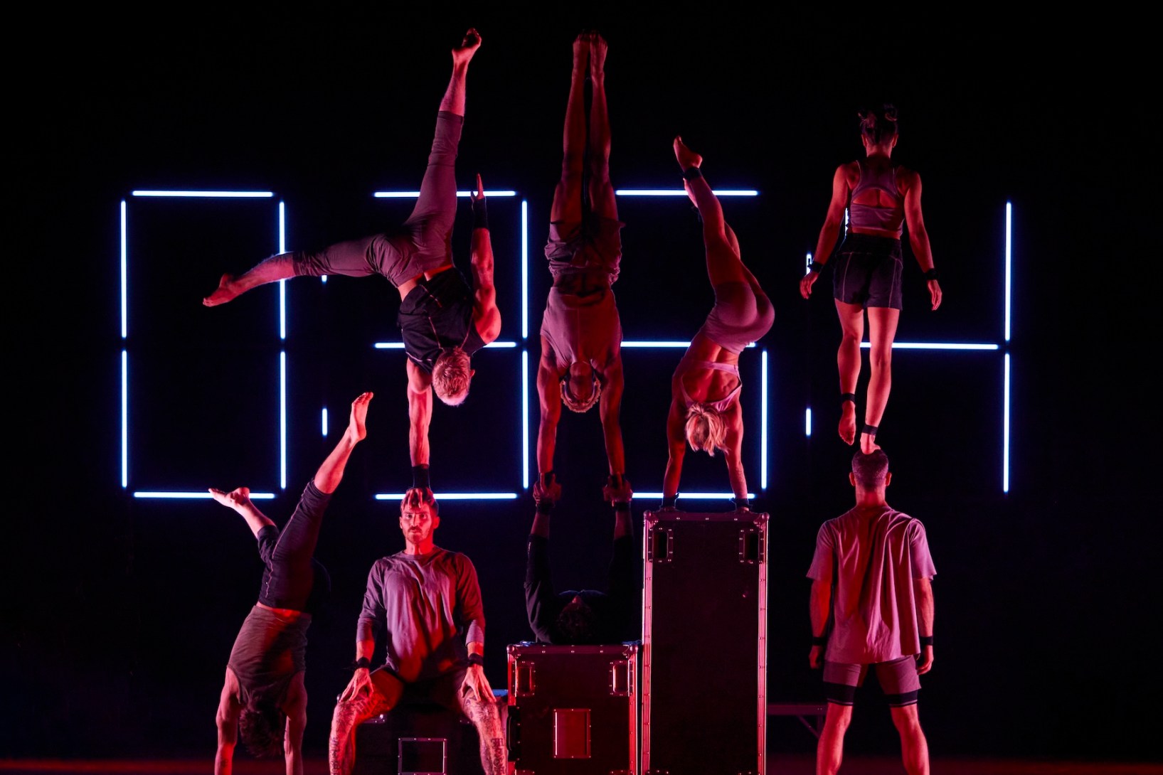 Gravity & Other Myths perform Ten Thousand Hours. Photo: Andy Phillipson / Supplied