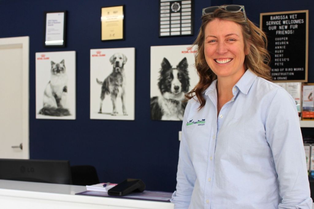 Barossa Veterinary Services owner Dr Catherine Harper. Photo: David Simmons/InDaily