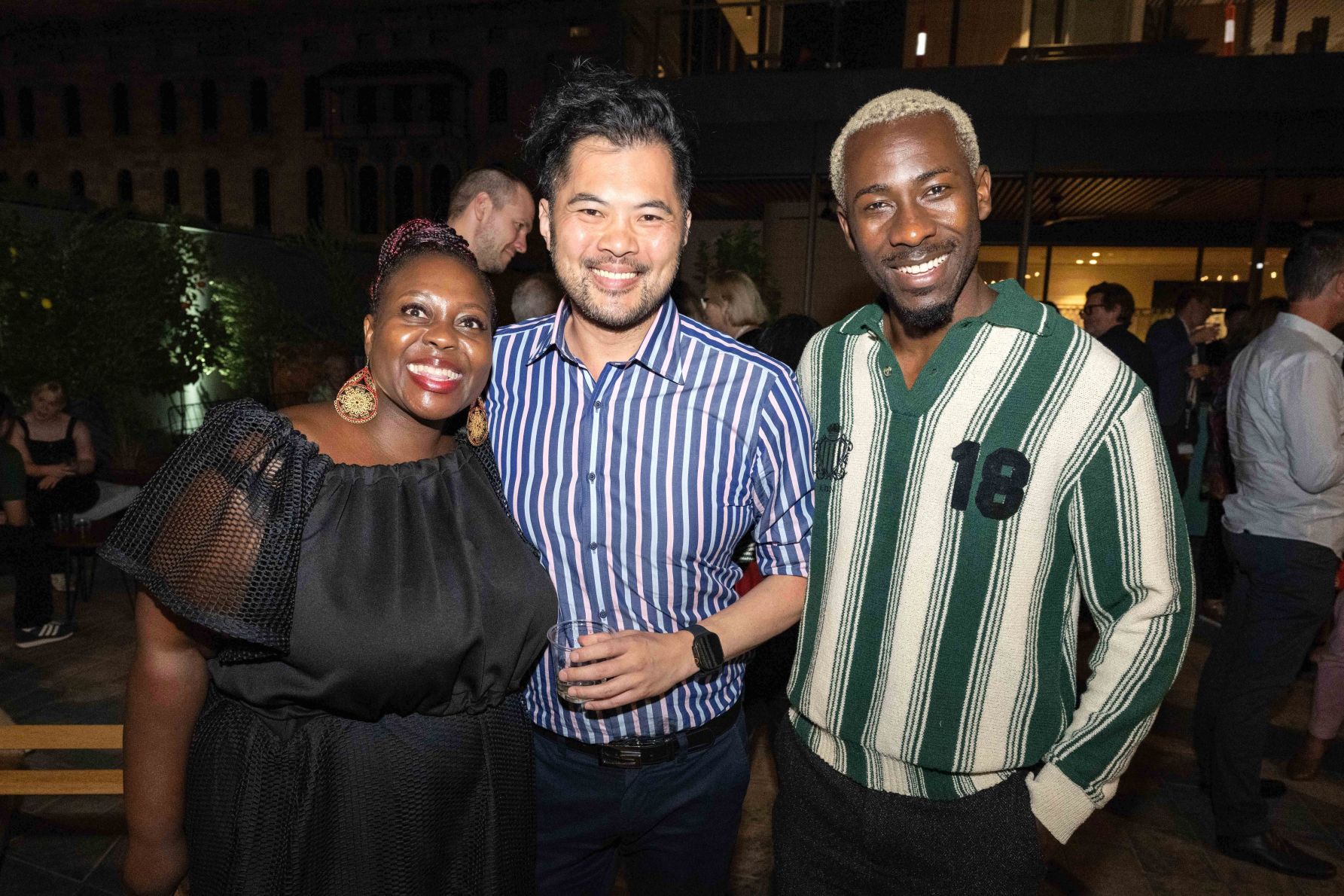 Dr Zibi Setlhong, Dr Scott Marr and Rashidi Edward
